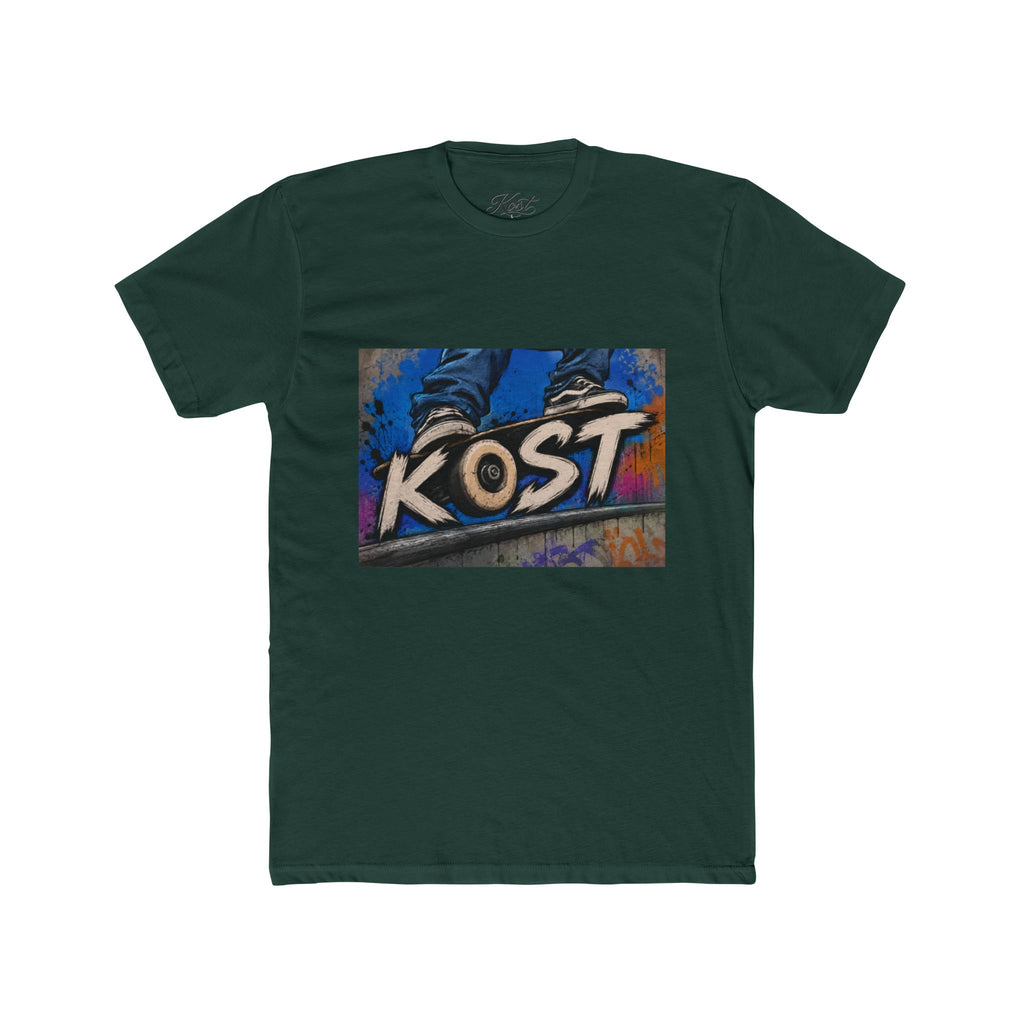 Kost Skateboard Graphic Tee — Retro Street Art Skate T-Shirt
