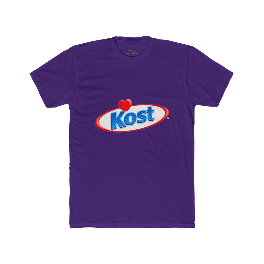 Kost Logo Tee — Retro Heart Emblem Graphic T‑Shirt