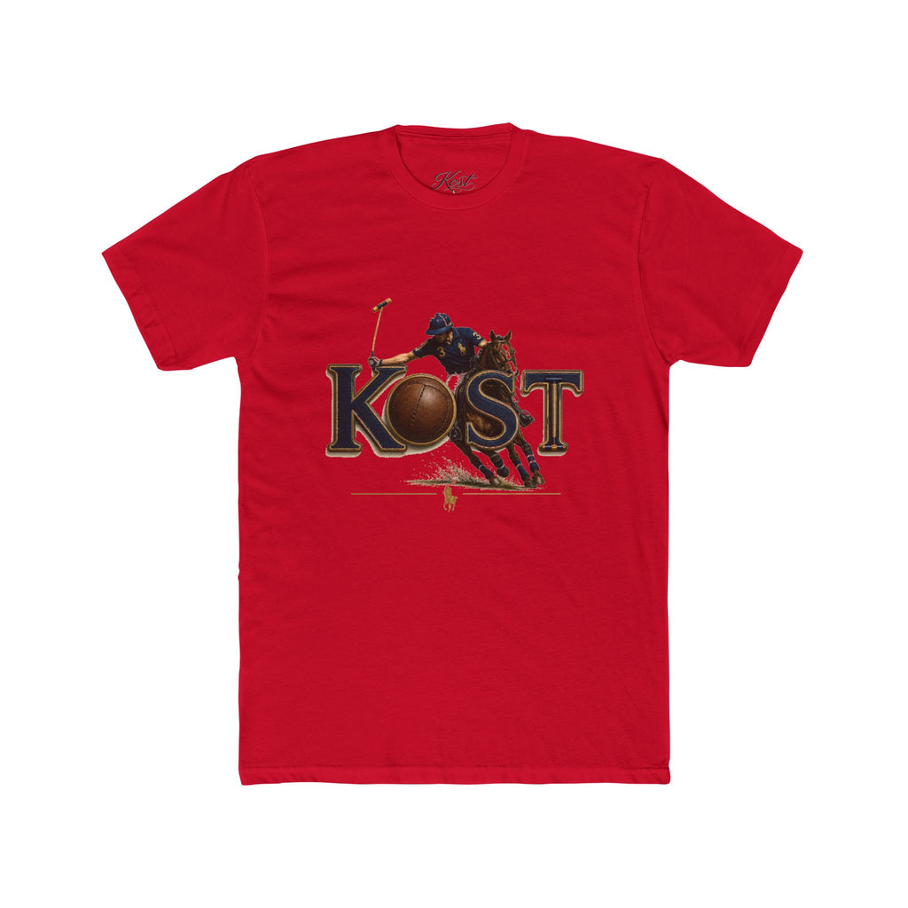 Polo Player 'KOST' Graphic Tee — Vintage Equestrian Polo Shirt