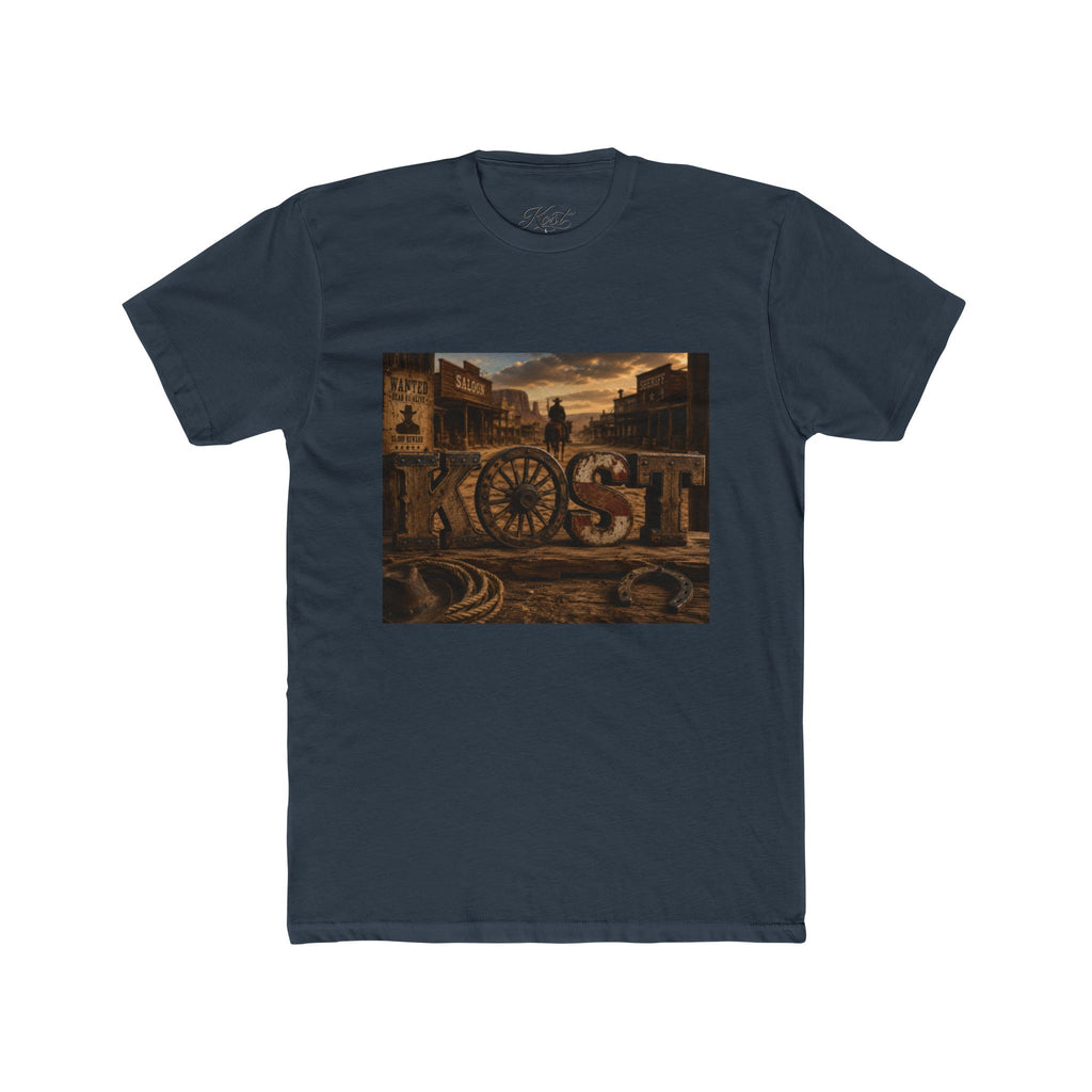 Vintage Industrial Steampunk Cityscape Graphic T-Shirt