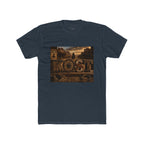 Vintage Industrial Steampunk Cityscape Graphic T-Shirt