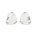 Men’s Low Top Sneakers – Classic White Casual Shoes