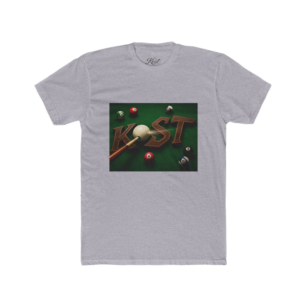 Billiards Pool Table Graphic Tee — 'KIST' 3D Cue Ball Design