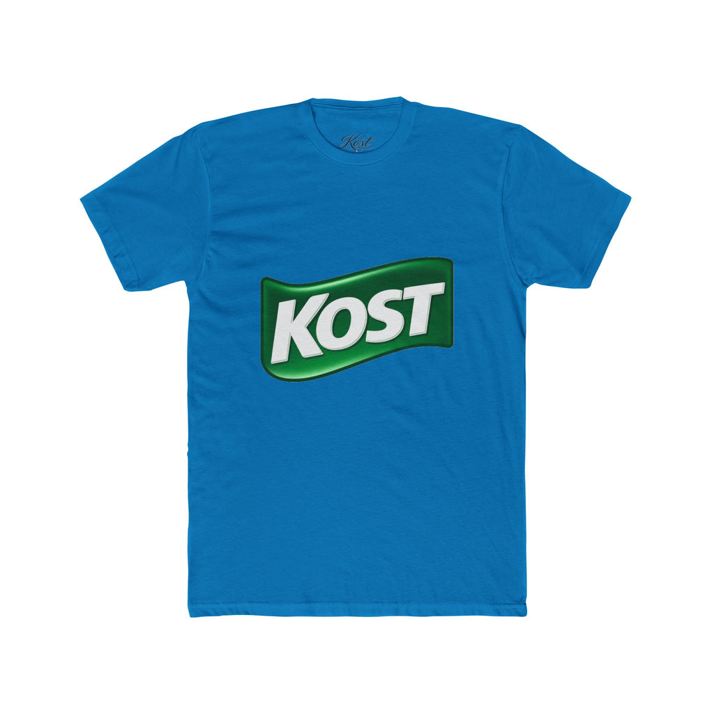 KOST Logo Tee — Vintage Green Wave Graphic T-Shirt