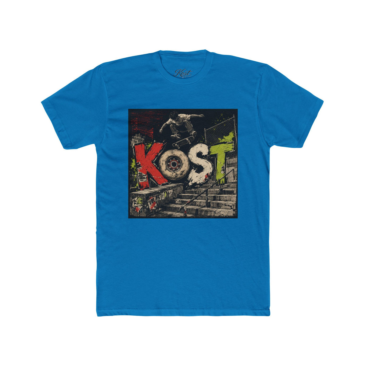 Kost Skate Graphic Tee — Vintage Skateboard Street Art T-Shirt
