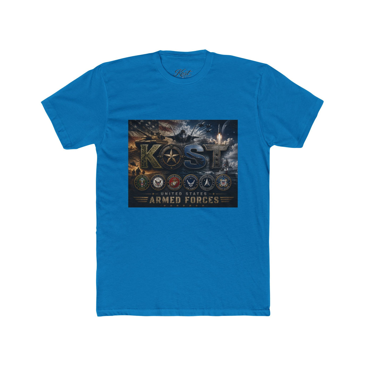 Armed Forces Tribute Tee — KOST Military Pride Crew Shirt