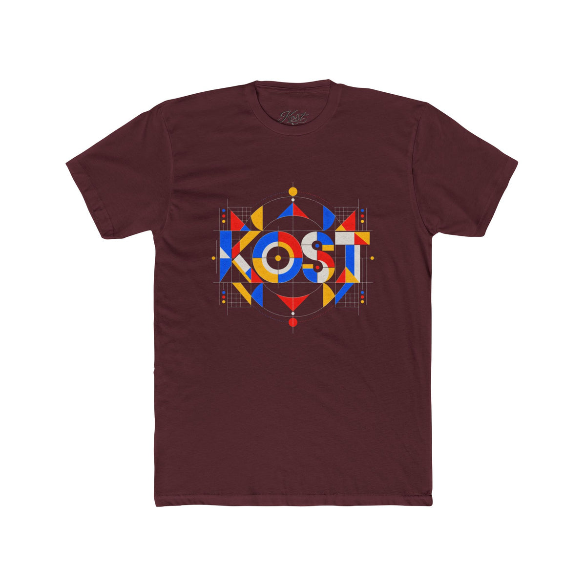 Lost Geometric Tee — Colorful Abstract Graphic T-Shirt
