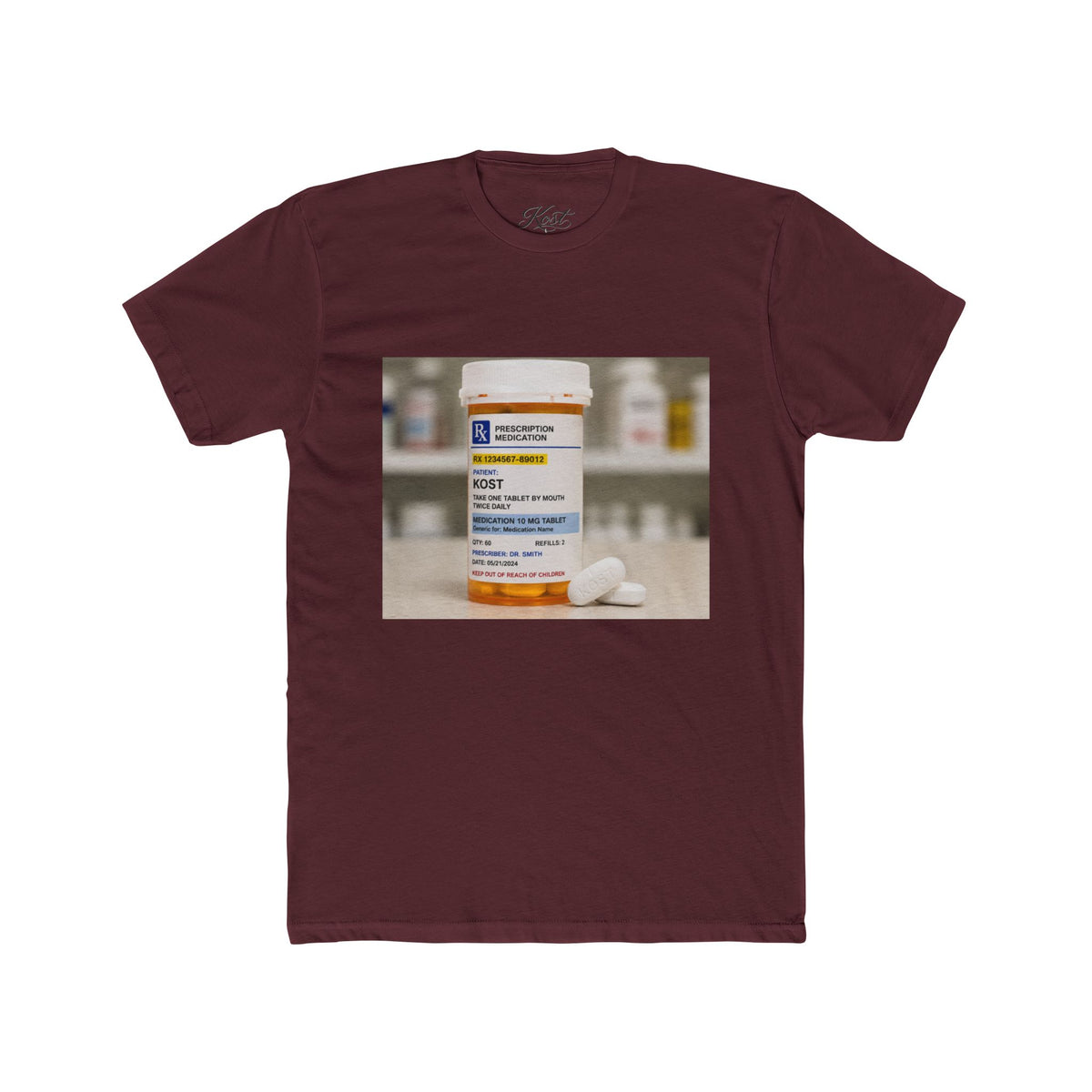 Prescription Bottle Graphic T-Shirt