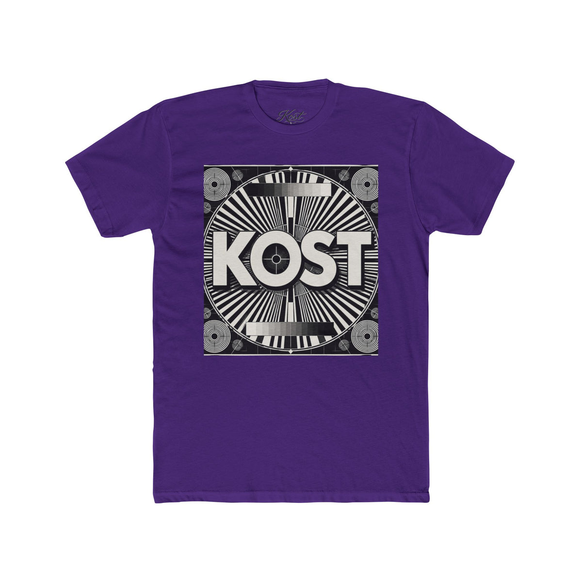 KOST Retro Test Pattern Tee — Vintage TV Signal Graphic T-Shirt
