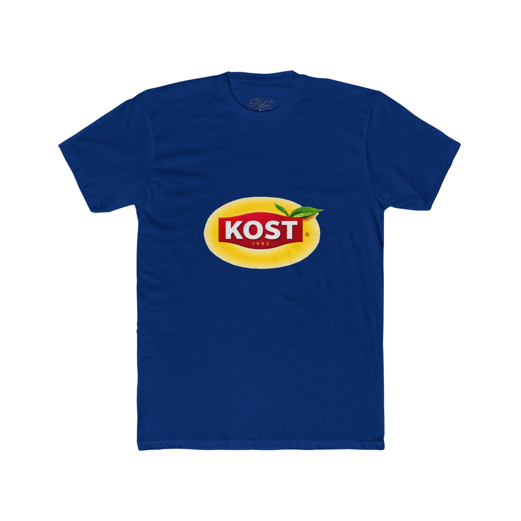 KOST Mango Logo Tee — Retro Fruit Brand Graphic T-Shirt
