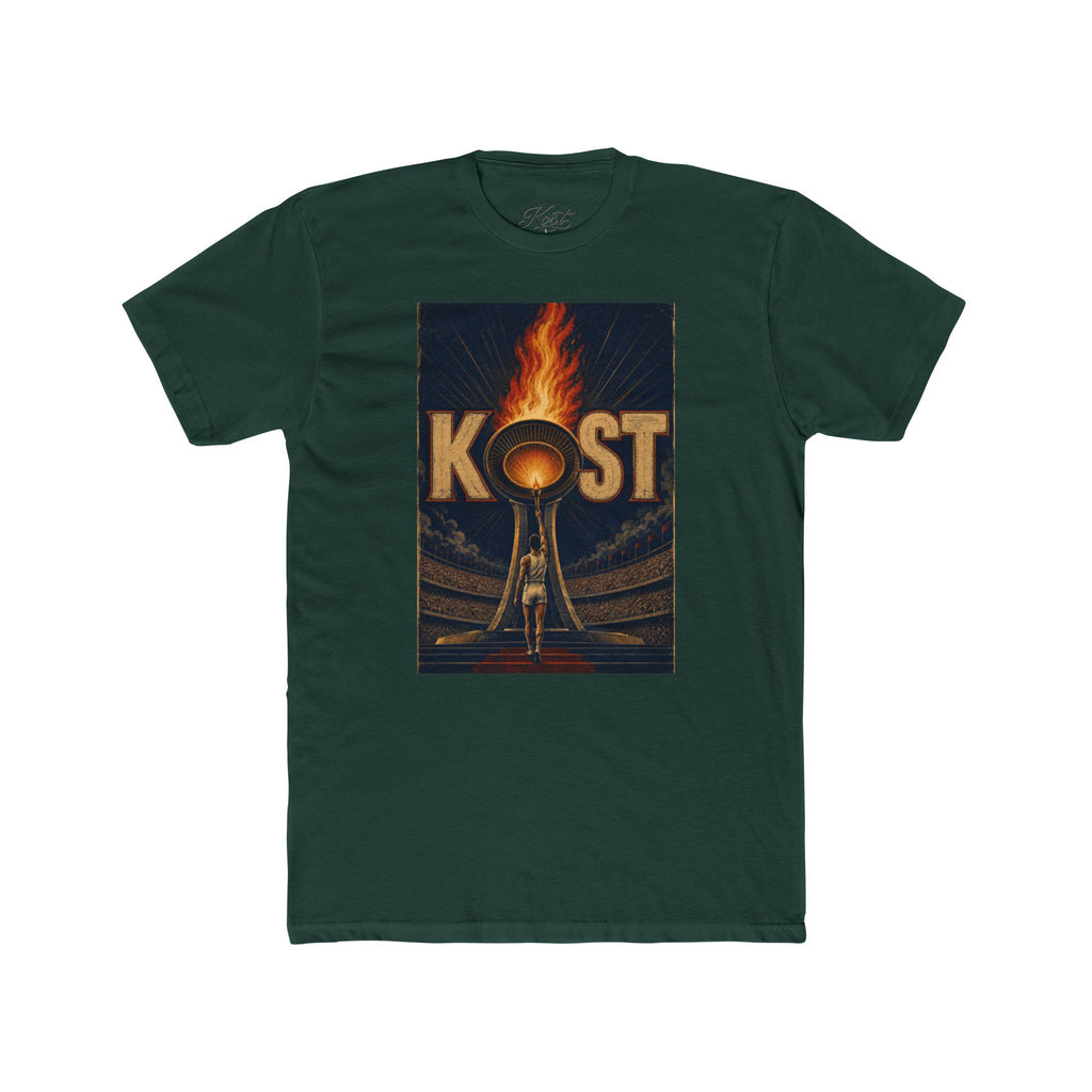KOST Vintage Torch Tee — Retro Flame Graphic T-Shirt