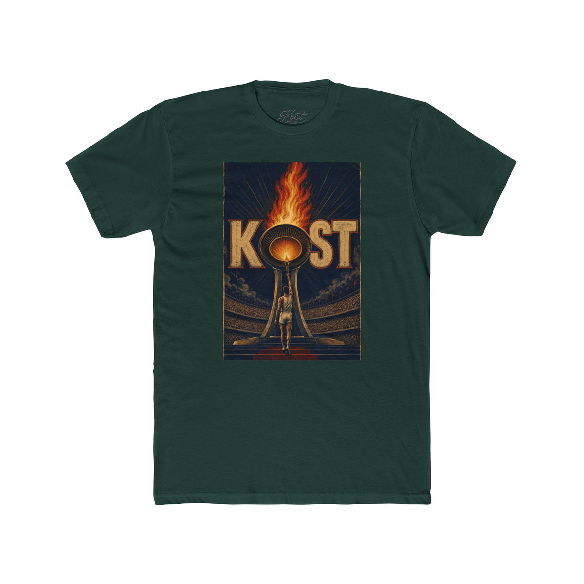 KOST Vintage Torch Tee — Retro Flame Graphic T-Shirt