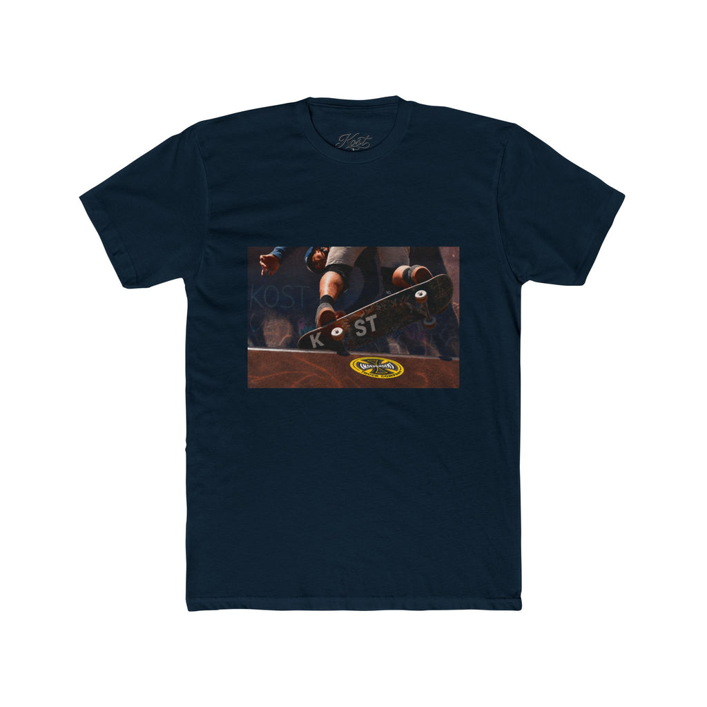 Skateboard Trick Photo Tee — Vintage Skate Deck Graphic T-Shirt