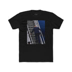 Vintage Skate Stairs Photo Tee — KOST Logo Graphic Crew Shirt