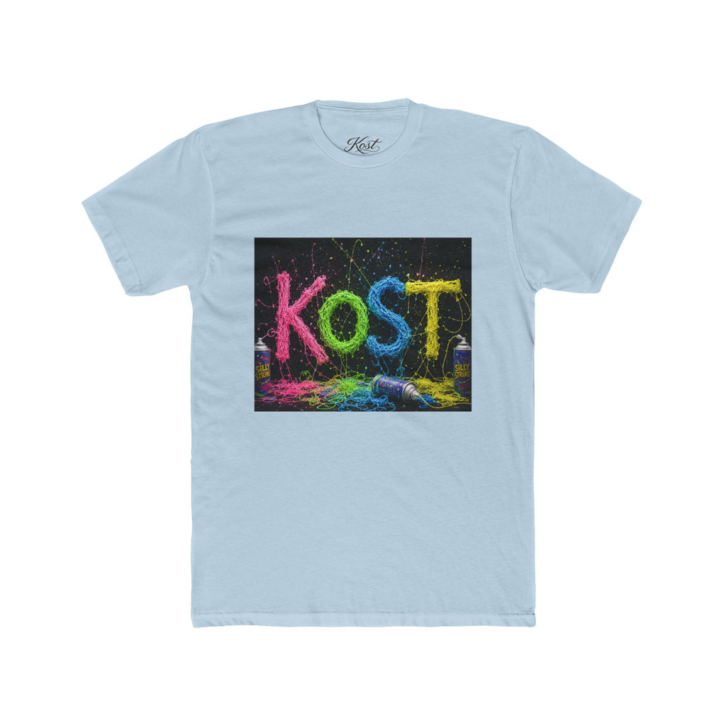 KOST Colorful Abstract Art Cotton T-Shirt