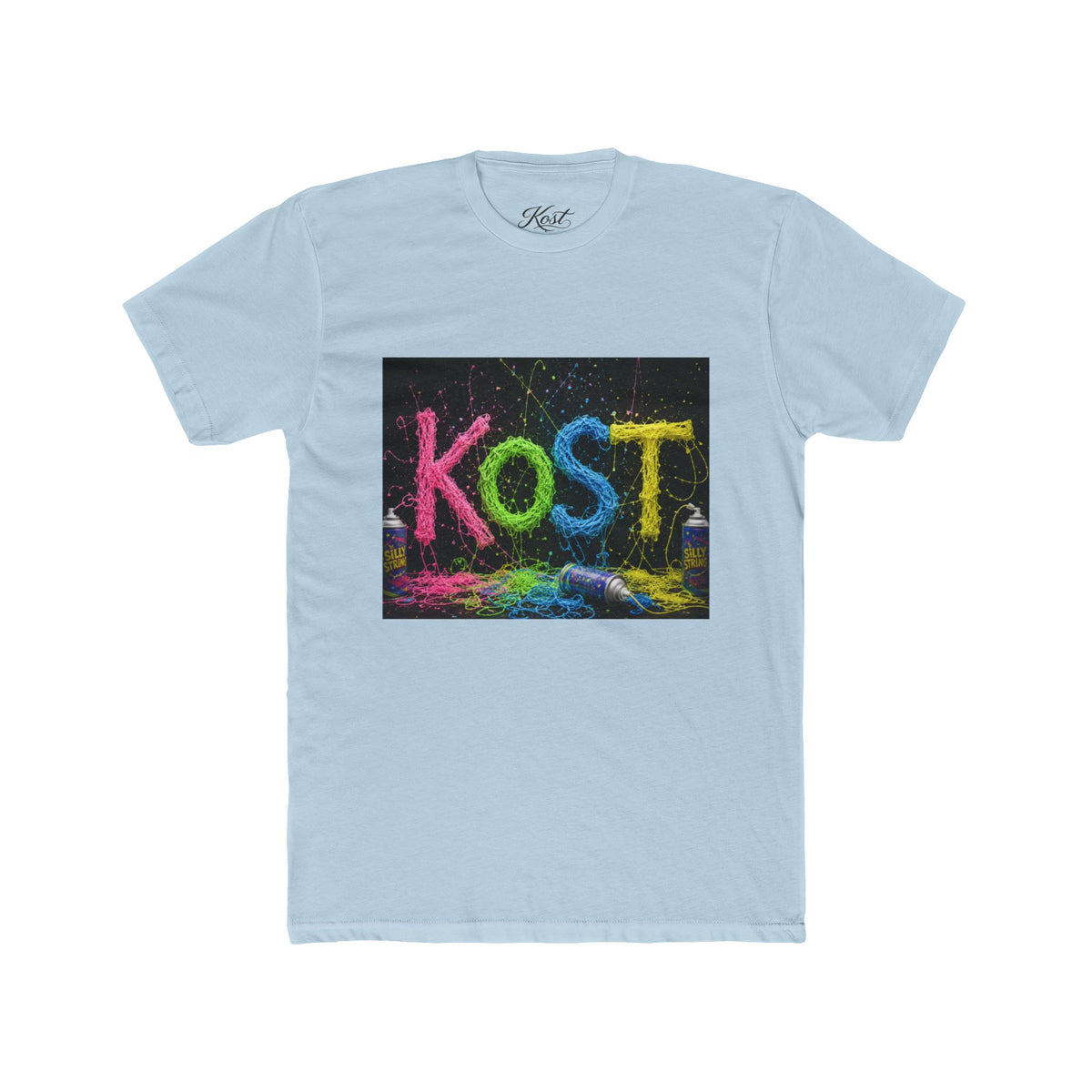 KOST Colorful Abstract Art Cotton T-Shirt
