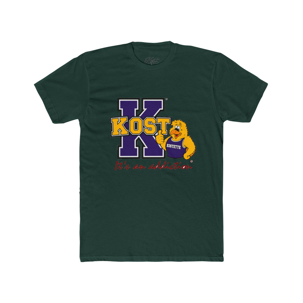 Kost University Bear Crew Tee — "It’s an Addiction" College Spirit T-Shirt