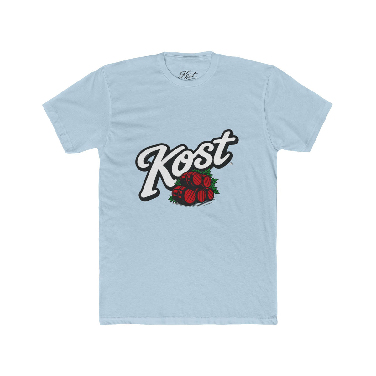 Kost Script Logo T‑Shirt with Strawberry Graphic