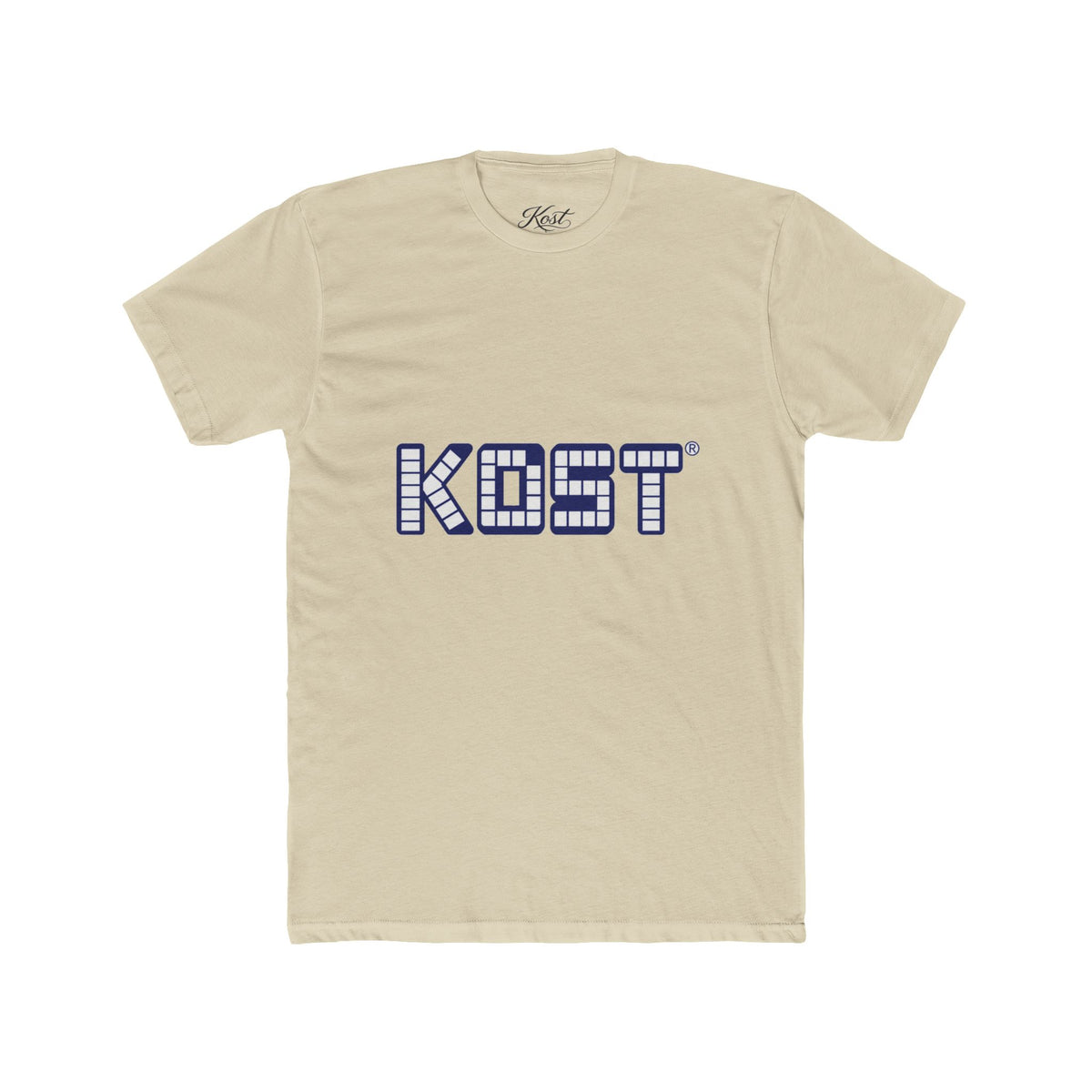 KOST® Retro Grid Logo Tee - Graphic Cotton T-Shirt