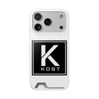 KOST Logo Phone Case with Card Holder