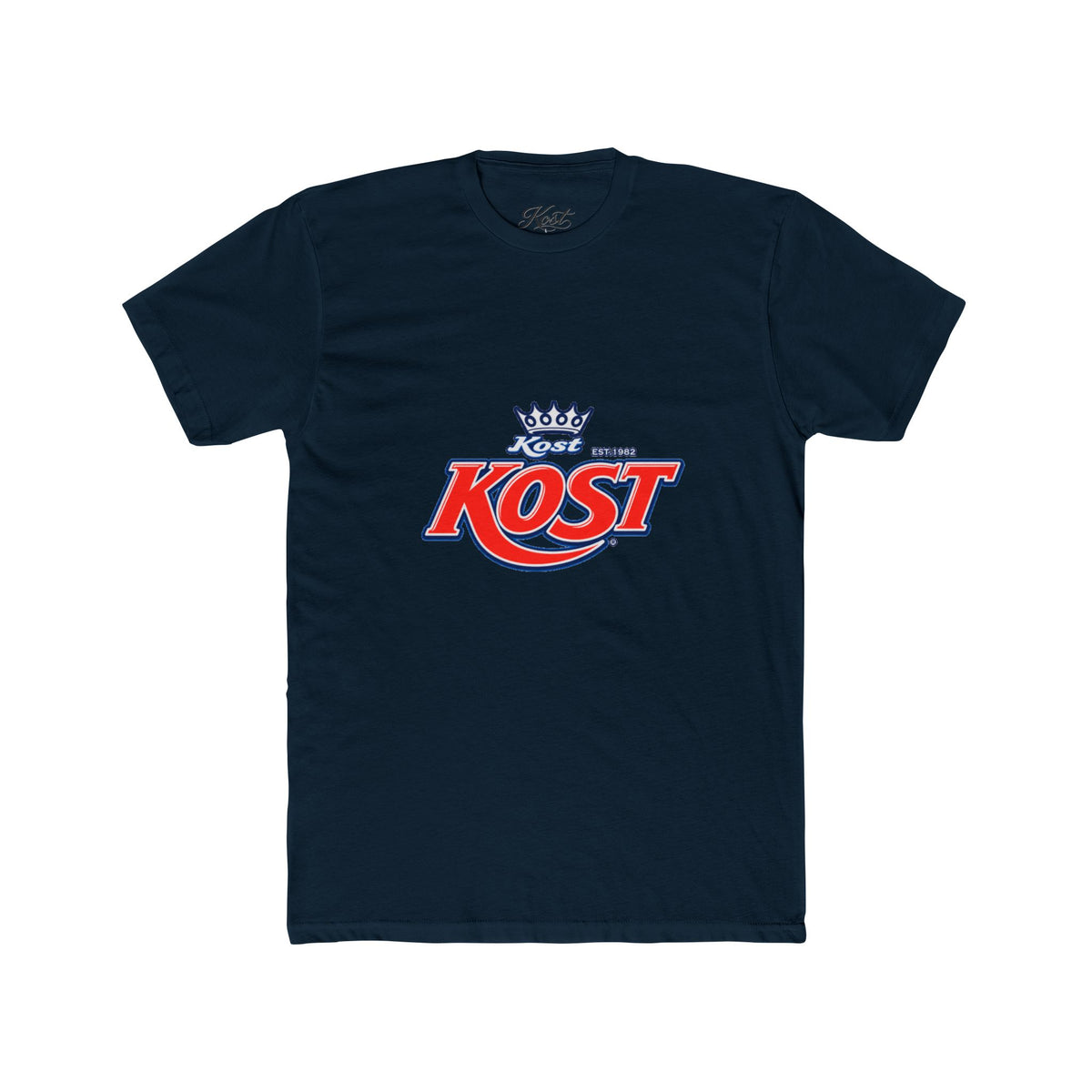 KOST Retro Logo Tee — Classic Crowned Graphic Cotton T-Shirt
