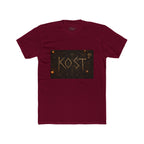 KÖST Rustic Firebrand Tee — Vintage Burned Lettering Graphic T-Shirt