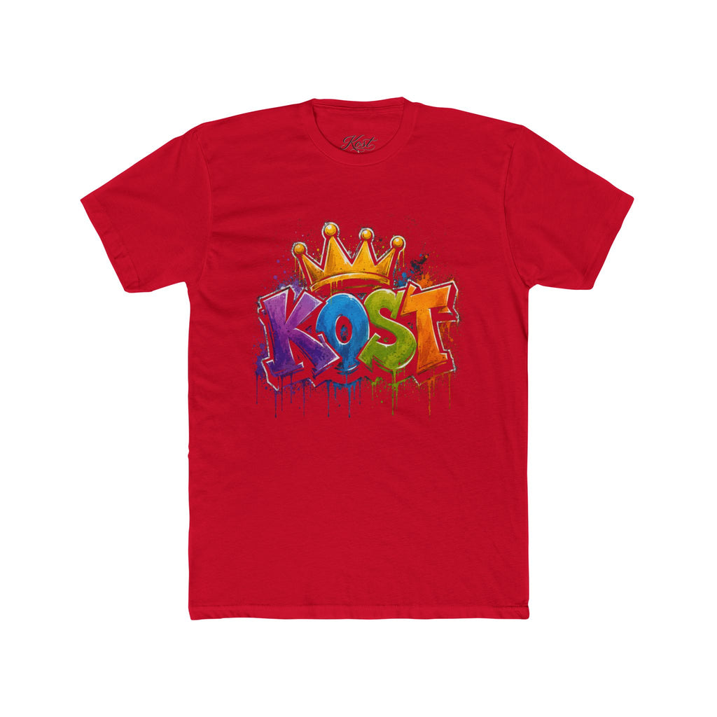 KOST Crown Graffiti Graphic Cotton T-Shirt