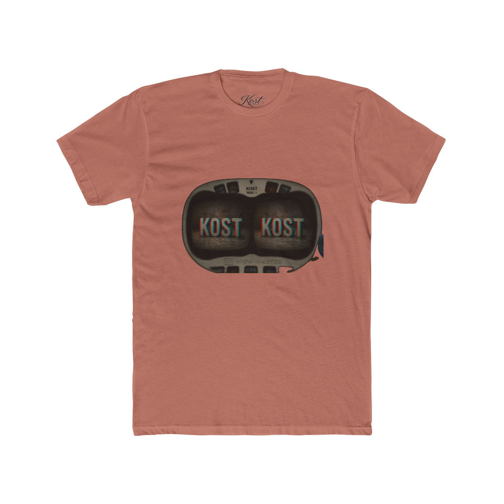 KOST Retro Camera Tee — Vintage Viewfinder Graphic Crew T-Shirt