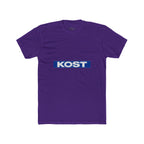 KOST Logo Tee — Retro Blue Box Graphic Cotton T‑Shirt