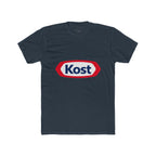 Kost Logo T-Shirt — Retro Red & Blue Graphic Crew Tee
