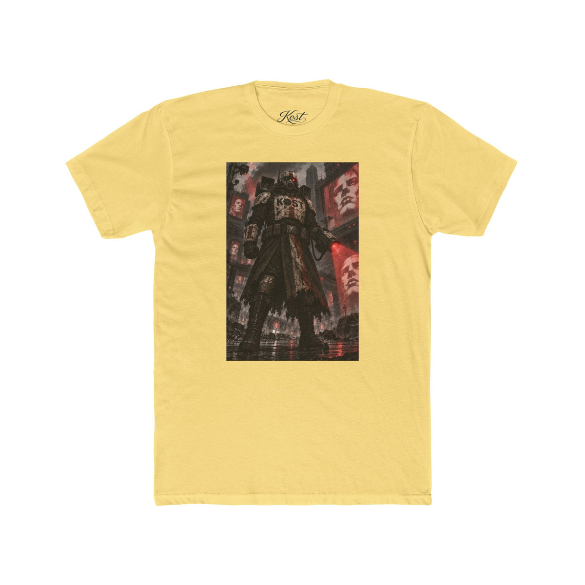 Anime Cyberpunk Tee — Shadow Ronin Cityscape Graphic