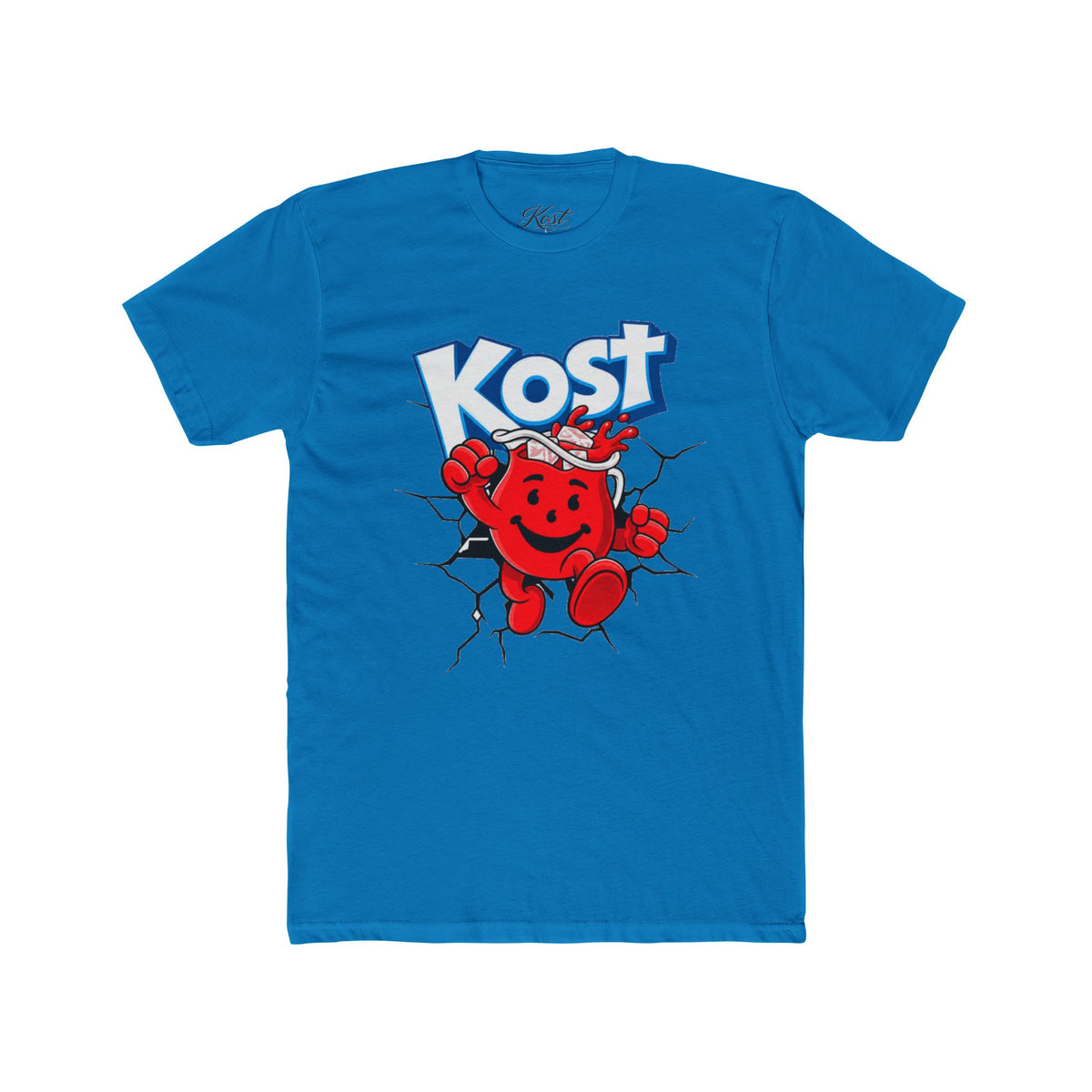Kost Kool-Aid Inspired Retro Tee — Red Character Breakthrough Graphic T-Shirt