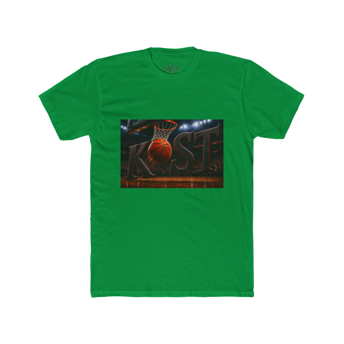 Basketball Hoop Graphic Tee — "Kobe" Dunk Design