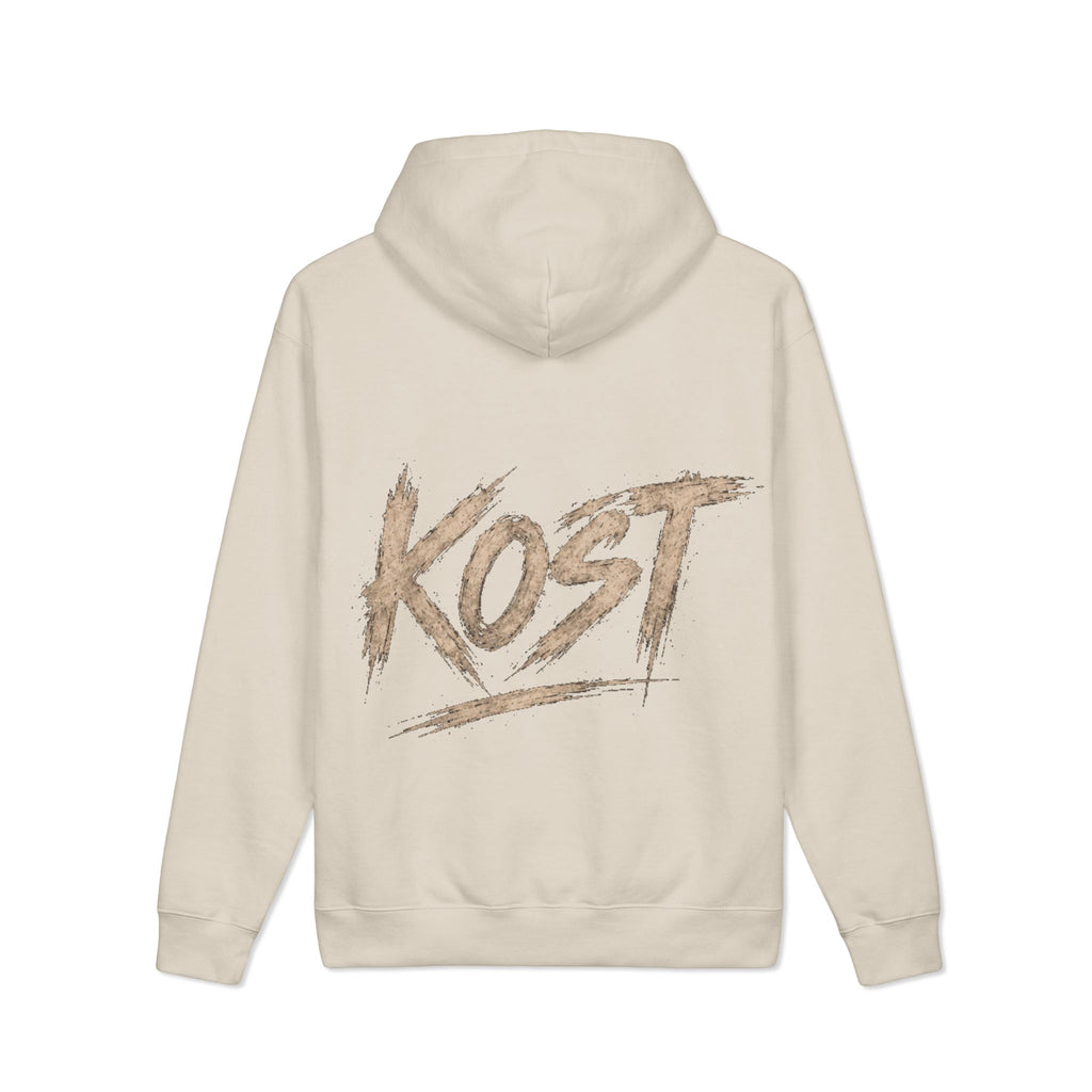 KOST Script Logo Hoodie — Brushed Streetwear Pullover
