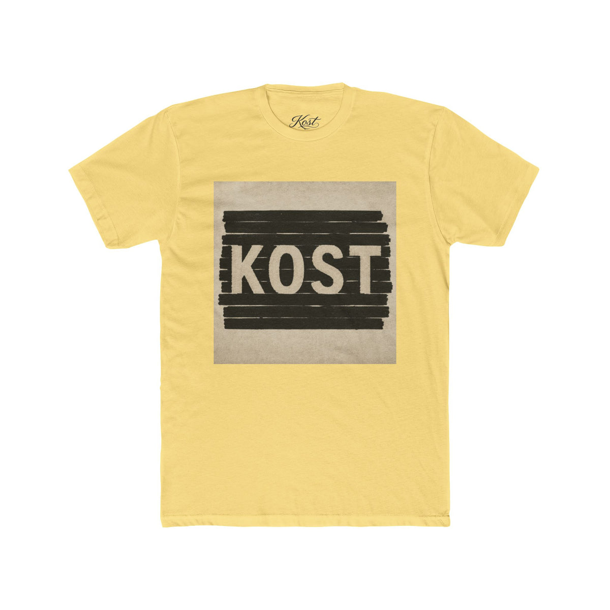 KOST Graphic Tee – Vintage Block Logo Cotton T‑Shirt