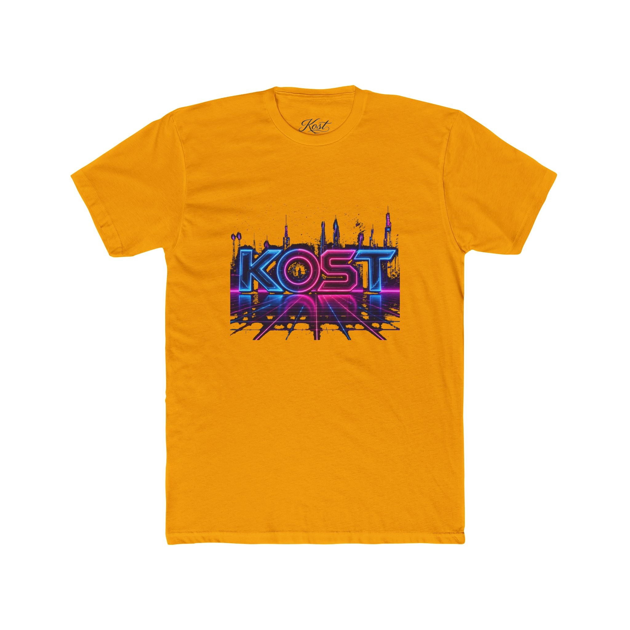 KOST Neon City Graphic Tee — Retro Synthwave Urban Streetwear