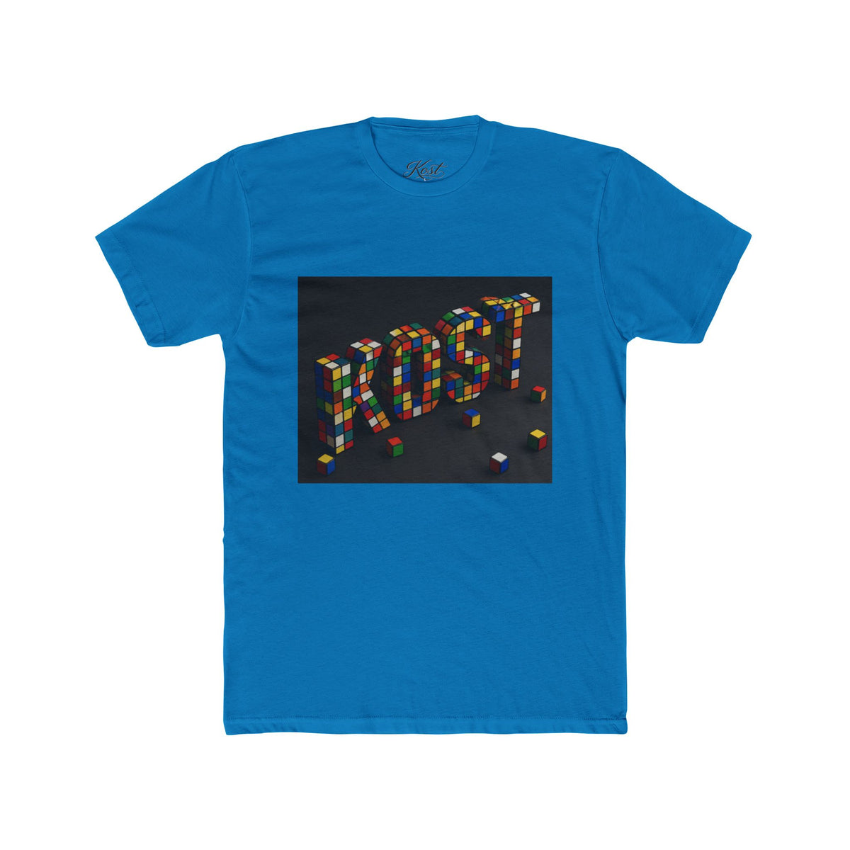 LOST Rubik Block Graphic Tee — Retro Puzzle Typography T‑Shirt