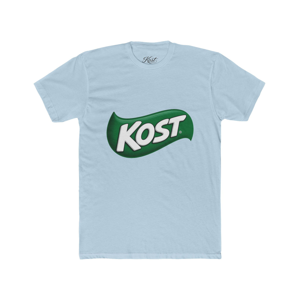 Kost Logo Tee — Retro Green Badge Graphic T-Shirt