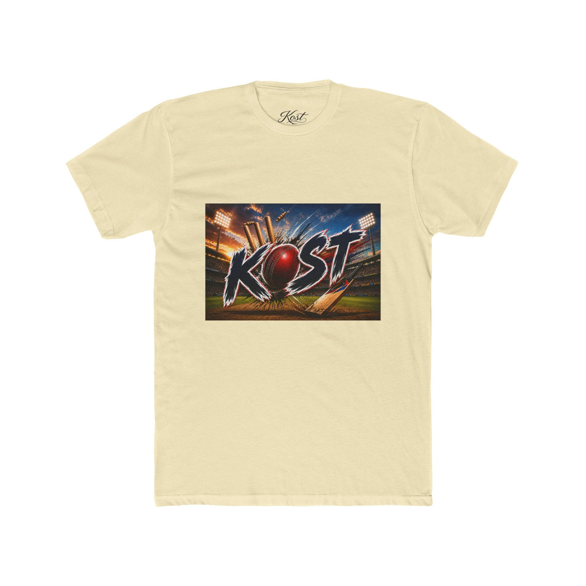 KØST Football Graphic Tee — Retro Stadium Logo Crewneck