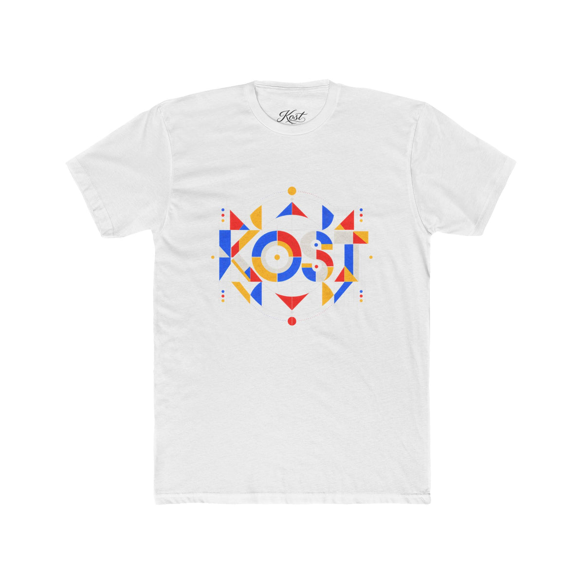 Lost Geometric Tee — Colorful Abstract Graphic T-Shirt