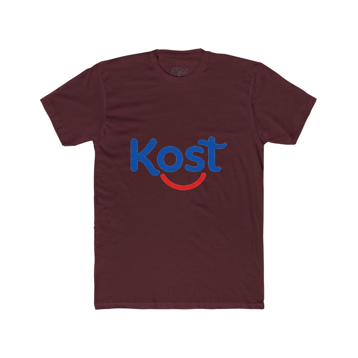 Kost Smile Logo Tee — Minimal Graphic Cotton Crew T-Shirt