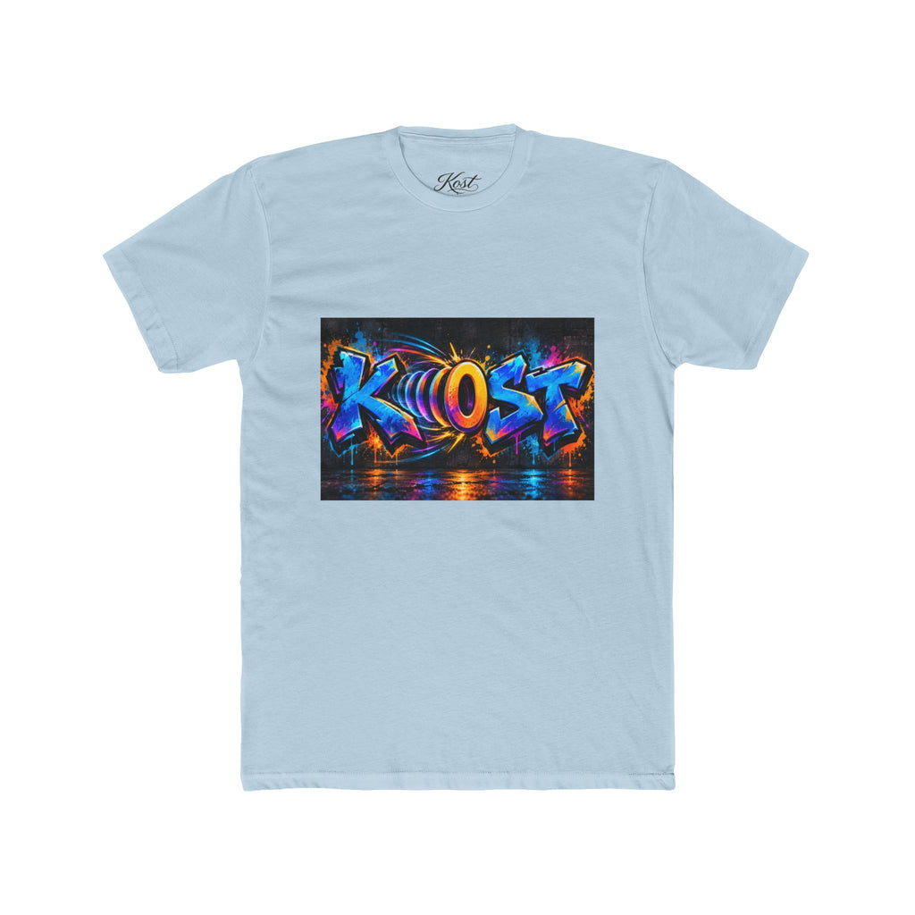 Graffiti 'KHOST' Art Tee - Vibrant Urban Streetwear Crewneck