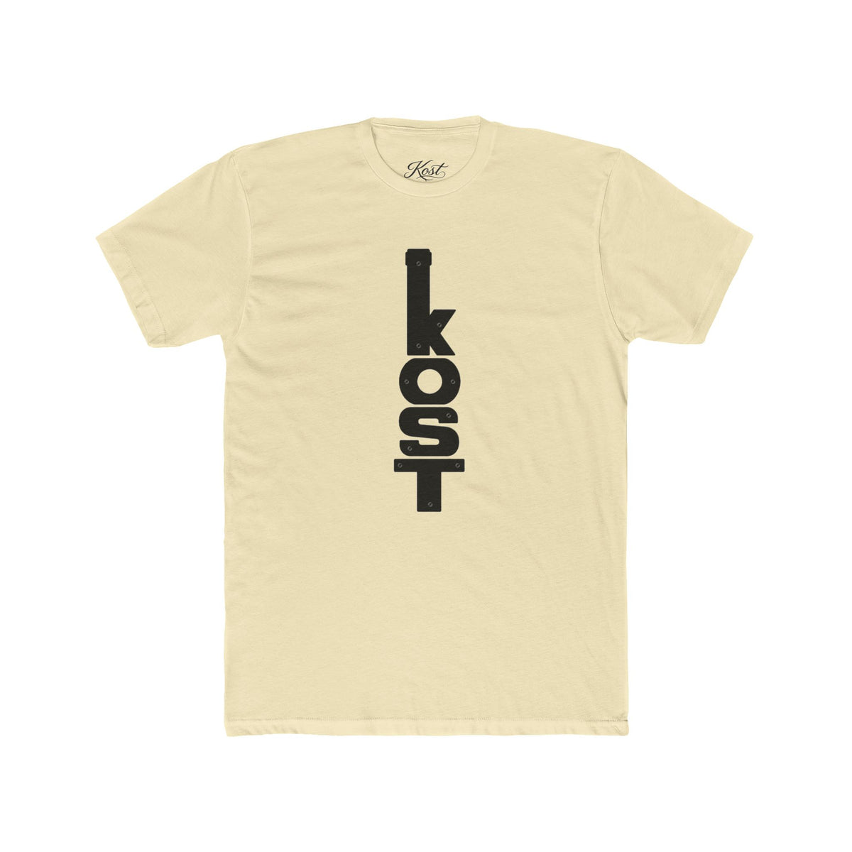 KOST Minimalist Typography Cotton Crew Tee