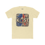 KOST Retro British-Inspired Graphic Tee — Vintage Union Jack Radio Design