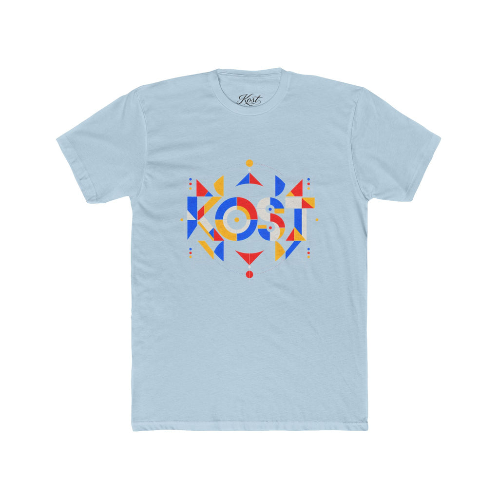 Lost Geometric Tee — Colorful Abstract Graphic T-Shirt