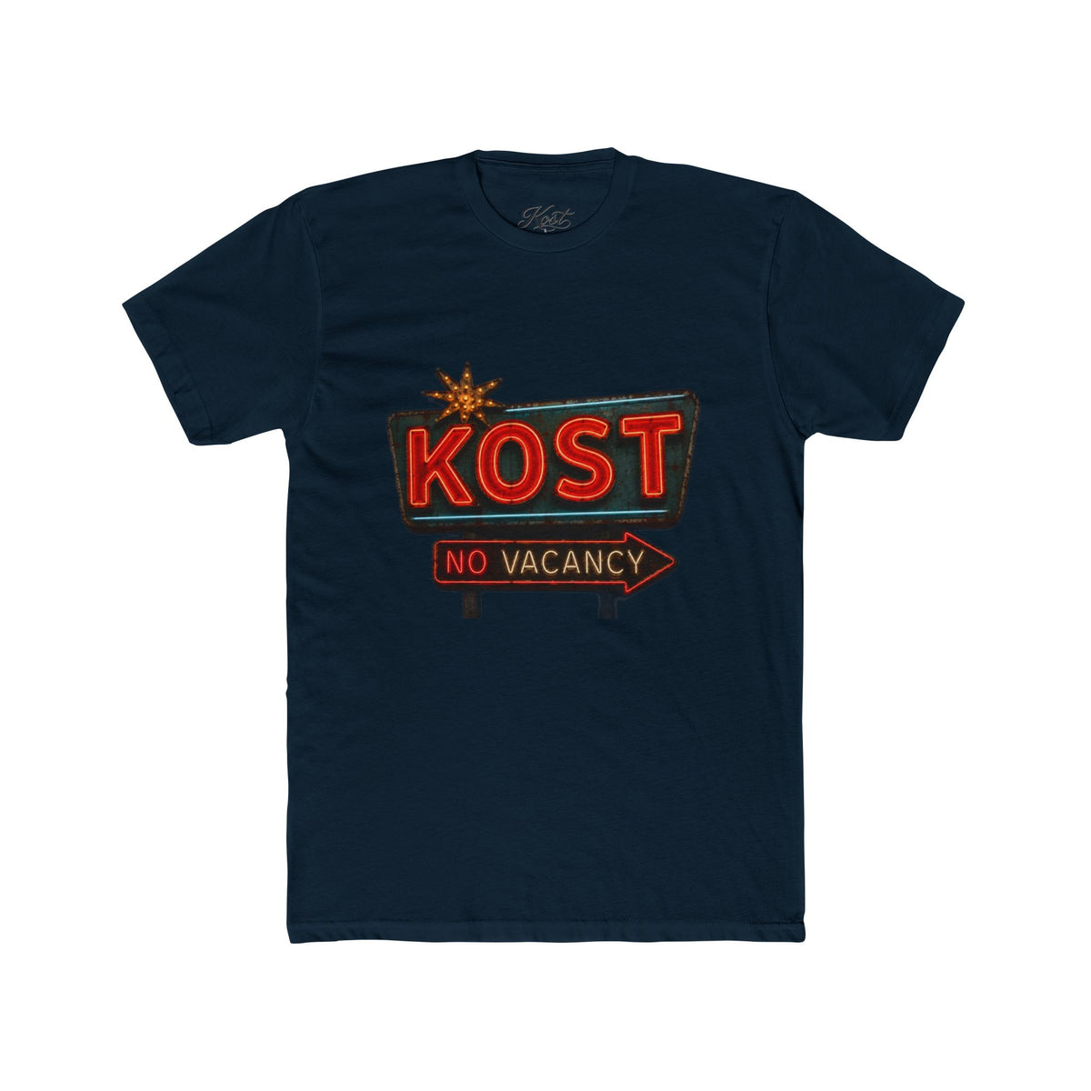 KOST No Vacancy Retro Motel Sign T-Shirt