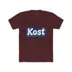 Kost Retro Bubble Logo Tee — White Cotton Crewneck