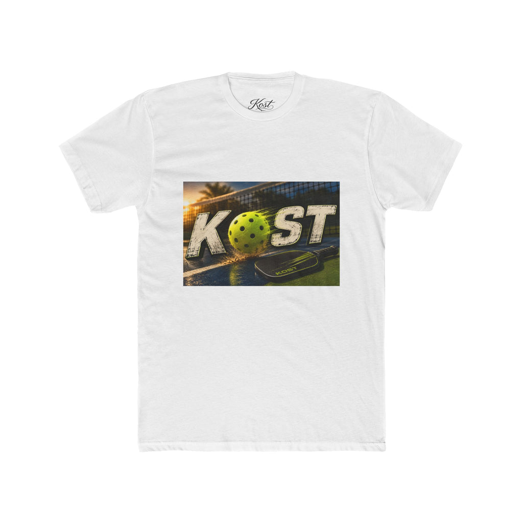 Pickleball Coast Graphic Tee — "COAST" Sunset Court Design