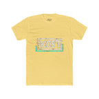 KOSI Retro Outline Logo Tee — White Cotton Crew T-Shirt