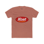 Kost Logo Tee — Vintage Red "Kost" Oval Graphic Cotton T-Shirt